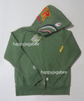 A BATHING APE 2ND SHARK FULL ZIP HOODIE