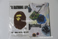 A BATHING APE FLORAL CAMO LOGO RELAXED FIT TEE