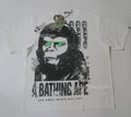 A BATHING APE GARMENT DYE MULTI LOGO RELAXED FIT TEE