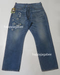 A BATHING APE STA PATCH WORK LOOSE FIT DENIM PANTS