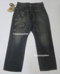A BATHING APE STA PATCH WORK LOOSE FIT DENIM PANTS