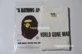 A BATHING APE SLOGAN RELAXED FIT TEE