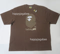 A BATHING APE STA HOUNDSTOOTH BY BATHING APE RELAXED FIT TEE