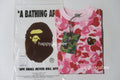 A BATHING APE BAPE KIDS ABC CAMO APE & MILO ONE POINT TEE