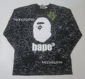 A BATHING APE NEON CAMO L/S TEE