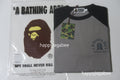 A BATHING APE RAGLAN SLEEVE L/S TEE