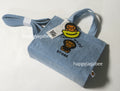 A BATHING APE BABY MILO STORE BABY MILO DENIM SMALL TOTE BAG