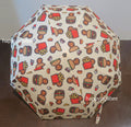 A BATHING APE BABY MILO STORE FAST FOOD ALL PRINT PATTERN FOLDING UMBRELLA