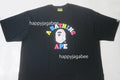 A BATHING APE NEON CAMO COLLEGE TEE