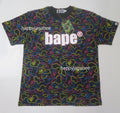 A BATHING APE NEON CAMO BAPE TEE