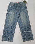 A BATHING APE LINE CAMO JACQUARD ONE POINT RELAXED FIT 13oz DENIM PANTS