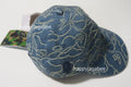 A BATHING APE LINE CAMO JACQUARD MULTI LOGO DENIM CAP