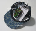 A BATHING APE LINE CAMO JACQUARD MULTI LOGO DENIM CAP