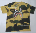 A BATHING APE GIANT 1ST CAMO SHARK TEE