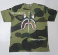 A BATHING APE GIANT 1ST CAMO SHARK TEE