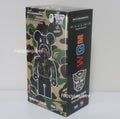 A BATHING APE BAPE x TRANSFORMERS x BE@RBRICK ABC CAMO SHARK CONVOY 400%