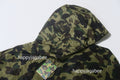 A BATHING APE 1ST CAMO JACQUARD SHARK FULL ZIP JACKET