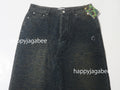 A BATHING APE LINE CAMO JACQUARD ONE POINT RELAXED FIT 13oz DENIM PANTS