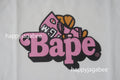 A BATHING APE BAPE KIDS SHARK MILO ON BAPE TEE