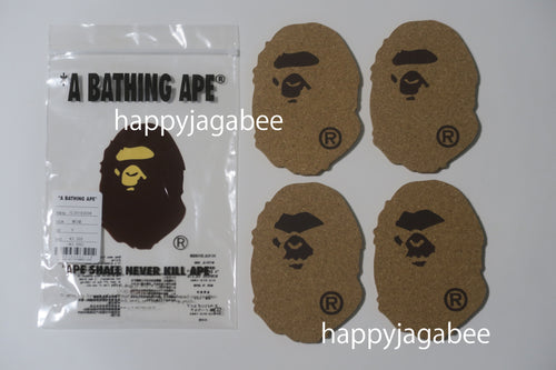 A BATHING APE APE HEAD CORK COASTER
