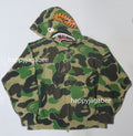 A BATHING APE ABC CAMO CROCHET RELAXED FIT SHARK FULL ZIP HOODIE