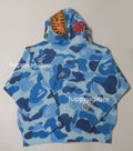 A BATHING APE ABC CAMO CROCHET RELAXED FIT SHARK FULL ZIP HOODIE