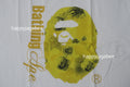 A BATHING APE FLORAL SOLID CAMO APE HEAD RELAXED FIT TEE