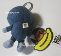 A BATHING APE BABY MILO STORE BABY MILO PLUSH DENIM DOLL KEYCHAIN