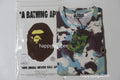 A BATHING APE MAP CAMO APE HEAD ONE POINT RELAXED FIT TEE