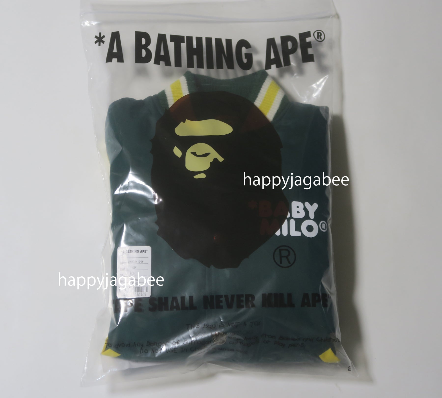 A BATHING APE BAPE KIDS MILO FRIENDS MULTI COLOR PARTS