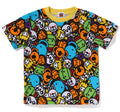 A BATHING APE BAPE KIDS MILO ALL FRIENDS TEE
