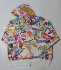 A BATHING APE BAPE x KIDSUPER CAMO SHARK FULL ZIP HOODIE