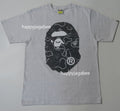A BATHING APE NEON CAMO BIG APE HEAD TEE