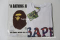 A BATHING APE COLOR CAMO CRAZY BAPE LOGO TEE