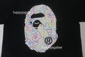A BATHING APE NEON CAMO BIG APE HEAD TEE