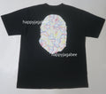 A BATHING APE NEON CAMO BIG APE HEAD TEE