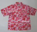 A BATHING APE Ladies' ABC CAMO OPEN COLLAR SHIRT