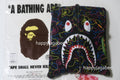 A BATHING APE Ladies' NEON CAMO SHARK FULL ZIP HOODIE