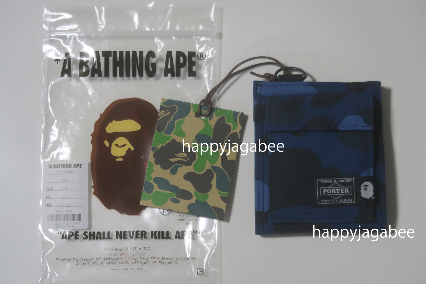 A BATHING APE BAPE x PORTER COLOR CAMO WALLET – happyjagabee A BATHING APE BAPE x PORTER COLOR CAMO WALLET – happyjagabee