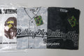 A BATHING APE CAMO STRIPE BASEBALL SHIRT