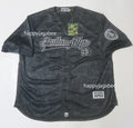 A BATHING APE CAMO STRIPE BASEBALL SHIRT