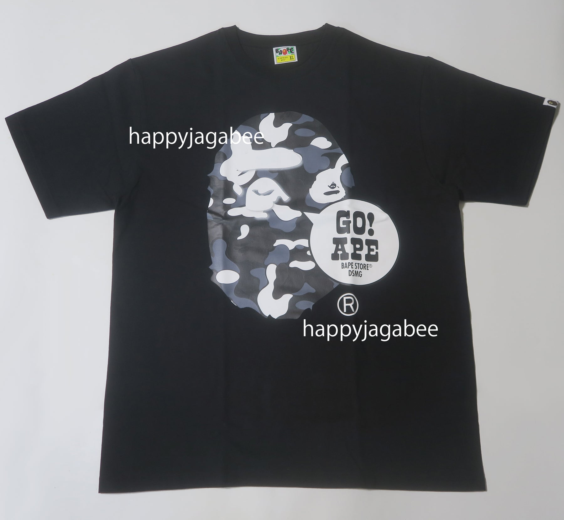 A BATHING APE BAPE STORE DSMG GO! APE TEE JAPAN Limited