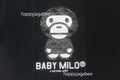 A BATHING APE COLLEGE MONOGRAM BABY MILO TEE