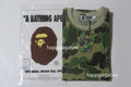 A BATHING APE ABC CAMO PILE JACQUARD ONE POINT TEE