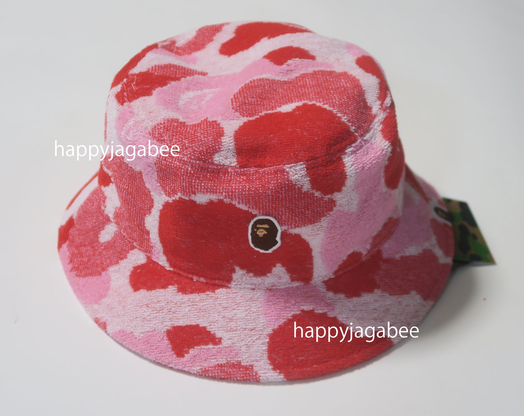 A BATHING APE ABC CAMO PILE JACQUARD BUCKET HAT