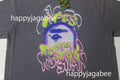 A BATHING APE HEAVY WASHED LOGO RELAXED FIT TEE