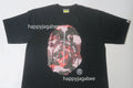 A BATHING APE MAP CAMO APE HEAD SHARK TEE
