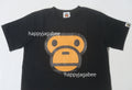 A BATHING APE BAPE KIDS MILO FACE TEE
