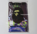 A BATHING APE HEAVY WASHED LOGO RELAXED FIT TEE
