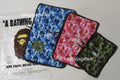 A BATHING APE ABC CAMO TRAVEL POUCH SET